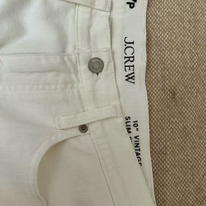 J Crew White Jeans